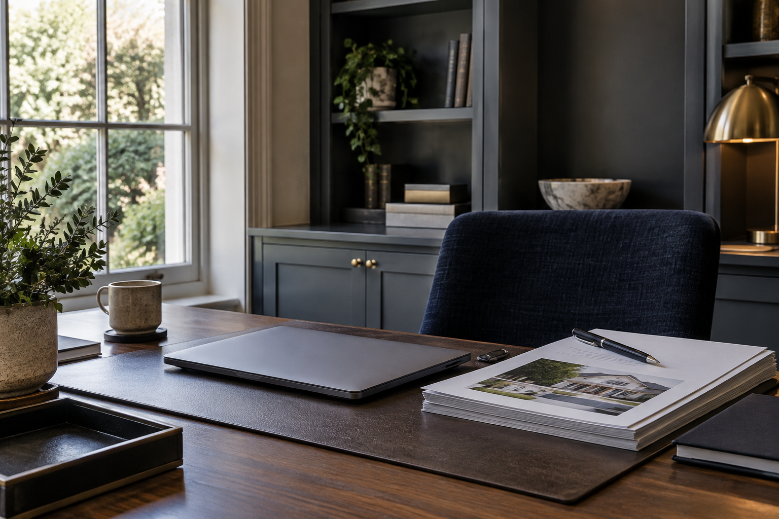 Google Chrome commissioning context in a refined home study with handover documents.