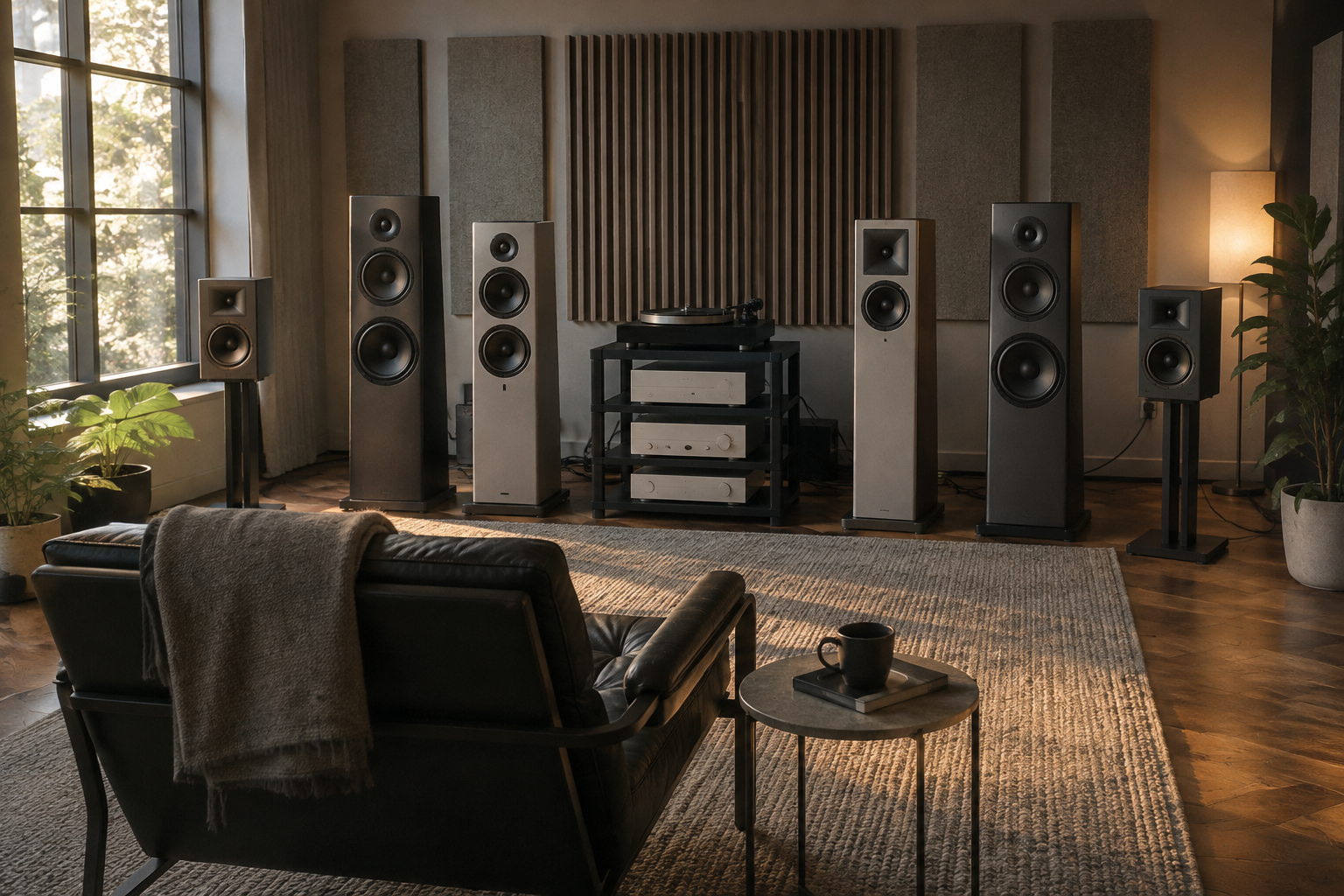 JBL Summit loudspeaker series spanning four floorstanding models and a two-way stand-mount design